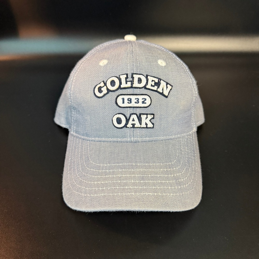 Golden Oak 1932 K-Products Blue Cotton Canvas Snapback Hat Mens Womens OSFM